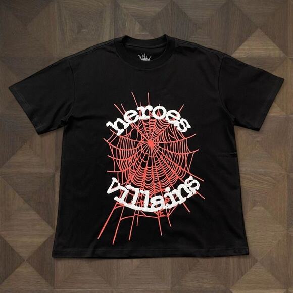 Sp5der Black T-Shirt - Picture 1 of 3